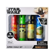 Star Wars Mandalorian Jumbo Chalk Set, Includes 4 Chalk Holders