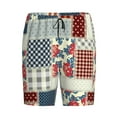 thumbnail image 3 of Yiaed Patchwork In Country Style for Men's Soft Sleep Pajama Short Lounging Pajama Shorts-3X-Large, 3 of 8