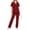 22# Wine, variant on Scrubs for Women Set Stretch V-Neck Scrub Top & Jogger Pant Medical Uniform Scrub Sets with Pockets Light Grey S