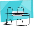 thumbnail image 4 of OATIPHO Hanging Shoe Storage Organiser Shoes Rack Iron 1Set Wall Mounted Organizer Black, 4 of 6