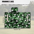 thumbnail image 7 of FKELYI Golf Cart Seat Cover Camo Green Star Golf Print Foldable Towel Blanket with Top Handle 4 Front Pockets for Storage fit Most EZGO Yamaha Club 2-Person Seat Carts, 7 of 7