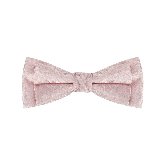 INSPIRE CHIC Men's Jacquard Adjustable Strap Pre-tied Bow Ties for Elegant Wedding Pink