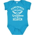 thumbnail image 3 of Inktastic Handpicked for Earth by My Grandma in Heaven Angel Wings Boys or Girls Baby Bodysuit, 3 of 5
