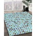 thumbnail image 3 of Ahgly Company Machine Washable Indoor Square Transitional Rat Gray Area Rugs, 6' Square, 3 of 7