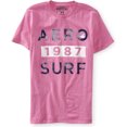 thumbnail image 1 of Camiseta gráfica Aeropostale 1987 Surf Graphic rosa XS, 1 of 1