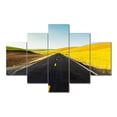 thumbnail image 4 of TISHIRON 5PCS Framed Canvas Wall Art Set,60"x40" Road Through Wheat Fields Canvas Art Decor, 4 of 7