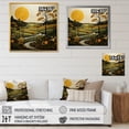 thumbnail image 4 of Designart "Countryside Reverie Painting VI" Landscapes Canvas Art Print, 4 of 5
