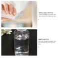 thumbnail image 4 of Travel Liquid Bottle Clamshell Cosmetics Bottle Abs White for Cosmetics Transfer 30Pcs, 4 of 4
