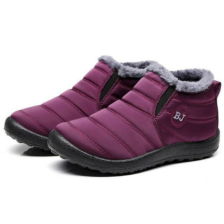 

Waterproof Winter Men Boots Shoes Warm Fur Slip On Sneakers Comfortable Men s Sneaker Plush Men s Boots Male Footwear Work Boots