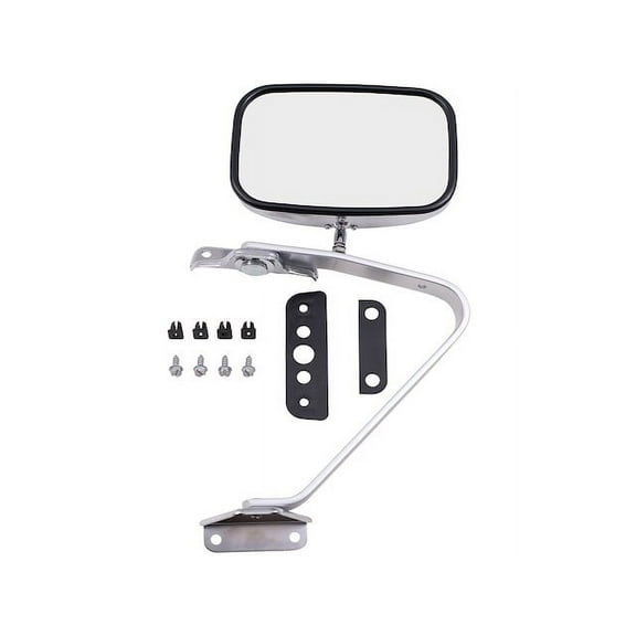 Mirror - Compatible with 1980 - 1996 Ford Bronco Sport Utility 2-Door 1981 1982 1983 1984 1985 1986 1987 1988 1989 1990 1991 1992 1993 1994 1995