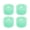 Green, variant on Rupoun Skateboard Wheels PU High Hardness Fast Stable Longboard Cruiser Wheels for Ramp Asphalt Road Pink 70x51mm (2.8 x 2 inches) Replacement Set of 4