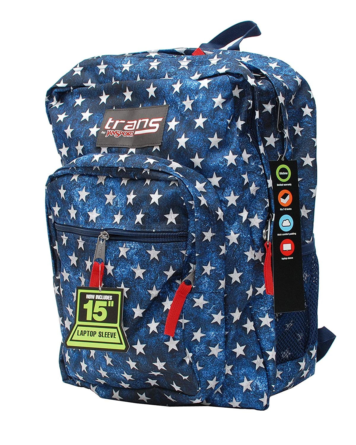 JanSport Trans by Supermax Multi Stars Backpack, Trans by Jansport Supermax Multi Stars