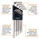 thumbnail image 2 of Llave en L Bondhus 20399 con extremo esférico, doble paquete, con BriteGuard y GoldGuard, 2 of 7