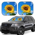 thumbnail image 1 of Wukai Blue Sky Sunflower Car Front Windshield Sun Shade,Sun Visor Shield Block Automotive Interior Protector Blocks UV Rays-Large, 1 of 5