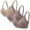 O, variant on siminsem Comfortable Wireless Bras for Women Seamless 3 Pack - Full Coverage Soft Everyday No Show Bra No Underwire - Breathable T Shirt Bra with Removable Pads, S,XL