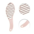 thumbnail image 3 of Unique Bargains 1 Pc Durable Hollow Hair Brush for Curly Straight Wavy Hair ABS Light Pink, 3 of 3