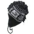 thumbnail image 2 of Sombrero peruano TOP HEADWEAR chullo ciervos negro Beanie, 2 of 2