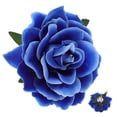 thumbnail image 4 of Pasador de Pelo de Flores Artificiales Horquilla de Flores de Rosa Grande Pasador de Novia Broche Elegante Accesorios para Mujer Niña Nupcial Azul, 4 of 5