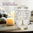 thumbnail image 4 of Urna Trupoint Memorials con forma de árbol de la vida, color blanco, 24 x 18 cm, 4 of 9