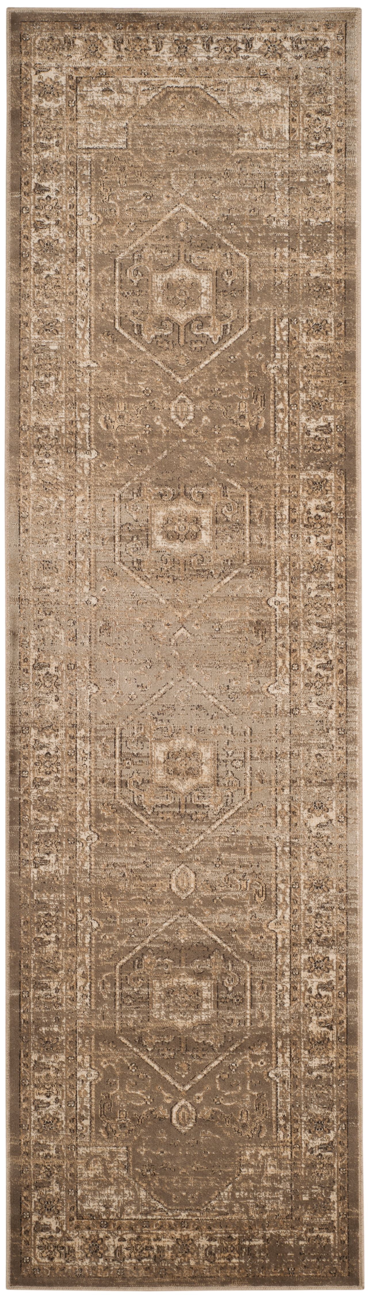 SAFAVIEH Vintage Cahal Traditional Runner Rug, Light Brown, 2'2" x 8'