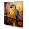 thumbnail image 2 of Designart "Euphoric Sunset Serenade Of Parrots I" Parrot Wall Art Prints, 2 of 7