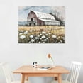 thumbnail image 2 of ARISTURING  Old Barn Picture Wall Decor Art Canvas Prints Vintage Farmhouse Painting for Farm Room, 2 of 6
