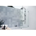 thumbnail image 3 of Vela 58.25" x 34" Frameless Shower Bath Fixed Panel, 3 of 7