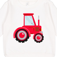 thumbnail image 3 of Inktastic Farming Red Tractor Toddler Sweatshirt, 3 of 4