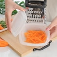 thumbnail image 4 of Rallador con 4 diferentes tipos de Rallador, Acero Inoxidable Multifunción 4 Lados Rallador de Caja Manual, Rallador de Cocina para Rallar Queso, Verdura, Papas, Ginger, Zanahoria y más (negro) Zefei Wu 9024735059400, 4 of 5