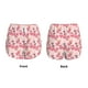 thumbnail image 3 of Balery Summer Flamingo Pantalones cortos deportivos para mujer con forro y dos bolsillos, elásticos, para entrenamiento, gimnasio, yoga-Medium, 3 of 7