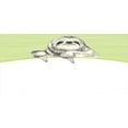 thumbnail image 4 of Sloth Piggy Bank, Hand Drawn Sluggish Animal Sloth on Green Abstract Background Curved Line, Ceramic Coin Bank Money Box for Cash Saving, 3.6" X 3.2", Pistachio Green Black, by Ambesonne, 4 of 4