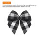 thumbnail image 4 of 50Pcs Mini Lazo de Cinta Gingham 1" Lazos de Tela a Cuadros de Satén para Manualidades DIY, Lazo para el Cabello, Costura en Blanco y Negro, 4 of 6