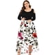 thumbnail image 1 of Vestido de fiesta de talla grande con cuello redondo y hombros descubiertos para mujer Fridja  NMB2173, 1 of 4