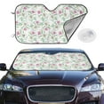 thumbnail image 2 of Balery Lilies Flowers Print Car Windshield Sun Shade,Windshield Sunshade for Car Pickup Truck SUV Accessories-Small, 2 of 7