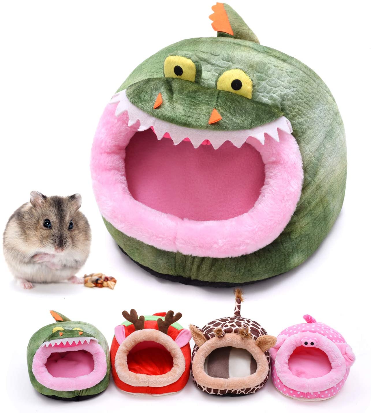 ZECATL Warm Small Pet Animals Bed —Guinea Pigs Bed,Hedgehog Winter Nest