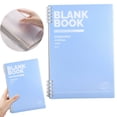 thumbnail image 2 of Spiral Journal Notebook, Lined Journals for Writing, Hardcover Lined Journals – Loose Leaf Notebook, Detachable Notebook With Plastic Cover, 7.01x9.84 inch Horizontal Ruled Notepad for Writing(Blue), 2 of 5