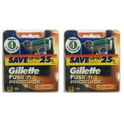 Gillette Fusion ProGlide Power Refill Cartridge Blades, 16 Count (2 Packs of 8) + Schick Slim Twin ST for Dry Skin