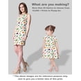 thumbnail image 5 of Soimoi Veggies Printed, Cotton Satin Spandex, Sewing Fabric by The Yard 54 Inch Wide, Decorative Fabric for Dresses and Home Accents, White, 5 of 5