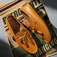 thumbnail image 3 of Men's Casual Loafers Slip On Leather Shoes Lightweight Driving Shoes Moccasins Classic Penny Loafer Flats Boat Shoes, 3 of 10