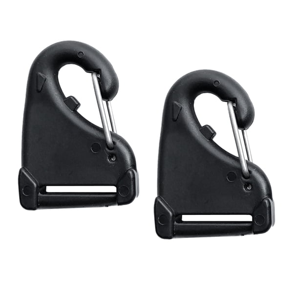 2 Piezas de Nylon Kayak Correas Rápido Mosquetón Canoa Kayak al Aire Libre Sunnimix Gancho para gancho con correas de kayak
