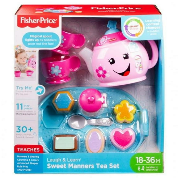 Mattel  Laugh & Learn-Sweet Manners Tea Toys Set - 2 Piece