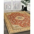 thumbnail image 3 of Ahgly Company Machine Washable Indoor Rectangle Traditional Mahogany Brown Area Rugs, 5' x 8', 3 of 7