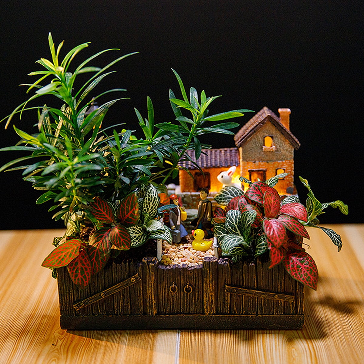 Various Miniature Bonsai DIY Craft Succulent Plant Pot Landscap Decor Sculpture 