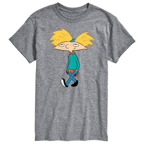 Hey Arnold! - Distressed Arnold - Men's Short Sleeve Graphic T-Shirt