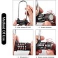 thumbnail image 5 of Master Lock Combination Padlock Digital Password Padlock 4 Digit Combination Lock For Gym, School, Work Lockers, Fences, Hasps, Sheds, Tool Boxes, 5 of 5