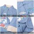 thumbnail image 5 of LittleSpring Toddler Boys Dress Tang Coats for Kids Chinese New Year Jacket Traditional Clothes Blue 4T, 5 of 6