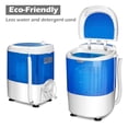 thumbnail image 4 of KriKac Portable Mini Washing Machine with Spin Dryer, Washing Capacity 5.5lbs, Electric Compact Machines Durable Design Energy Saving, Controller, Laundry Washer for Home Apartment RV, Blue, 4 of 9