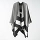thumbnail image 2 of Poncho Mujer Invierno Tejer Poncho Manta Grande Chal Fular Elegante Cardigan Bata Navidad Regalo Mujer, 2 of 5