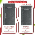 thumbnail image 5 of RIVERSIDE Cotton Bath Towels 22 x 44 Set of 4 Soft 450 GSM Quick Dry and Lightweight for Bathroom Spa - Gray, 5 of 7