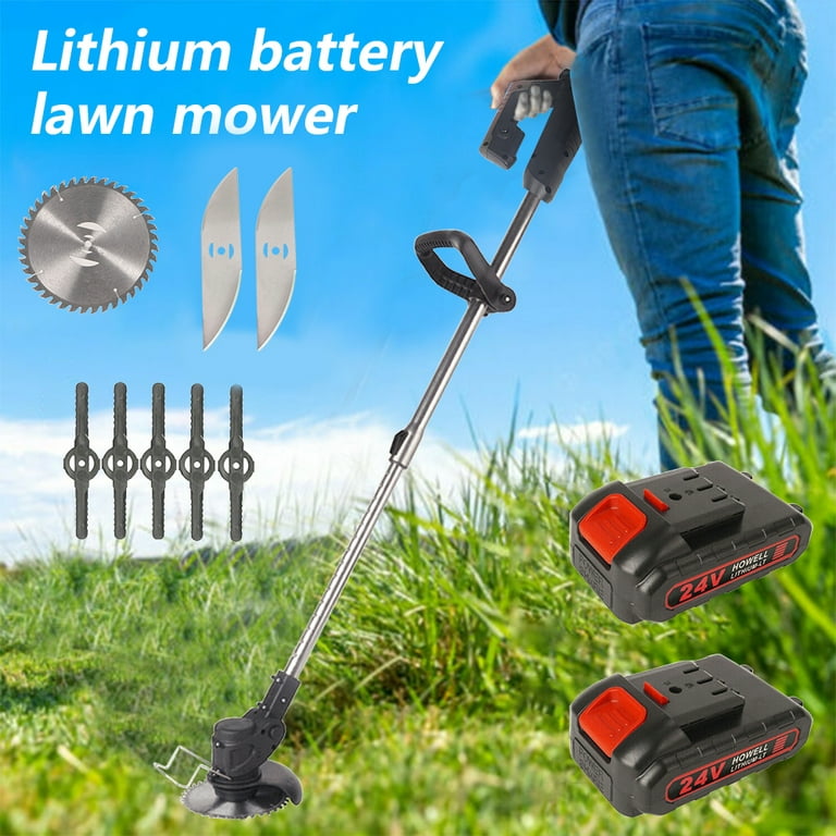 Electric Weed Wacker, Weed Eater Battery Powered, 21V 2Ah 3-in-1 Cordless  String Trimmer w/3 Types Blade & 2 Batteries, Edger Lawn Tool Powerful  Foldable Weedeater for Garden and Yard - Yahoo Shopping